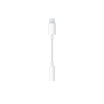 Lightning to Headphone Jack, White